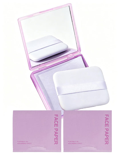 300PCS lavender Oil Blotting Papers for Face - Controls Shine, Saves Makeup Okerker