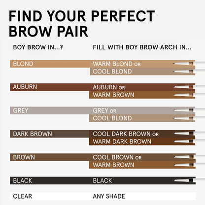 Glossier Boy Brow Eyebrow Gel & Volumizing Pomade, Brown Glossier