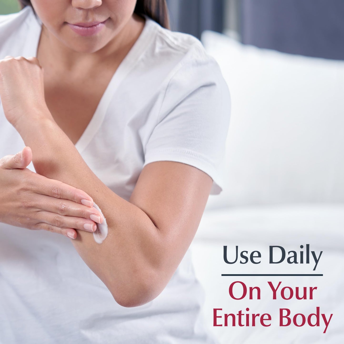 Eucerin Advanced Repair Body Cream for Very Dry Skin, Fragrance Free Daily Body Moisturizer, 16 Oz Jar Eucerin