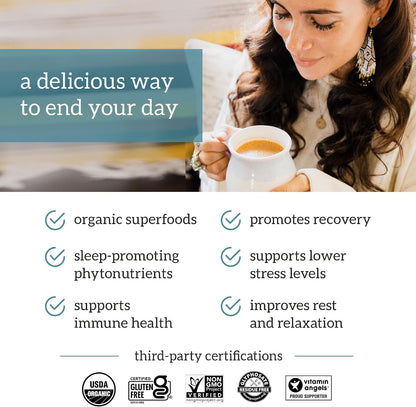 Organifi: Gold - Superfood Supplement Powder- 90 Servings (3 Pack) - Stress Support, Better Rest, Relaxation and Promotes Restful Sleep - Turmeric and Reishi Infused Gsupps Australia