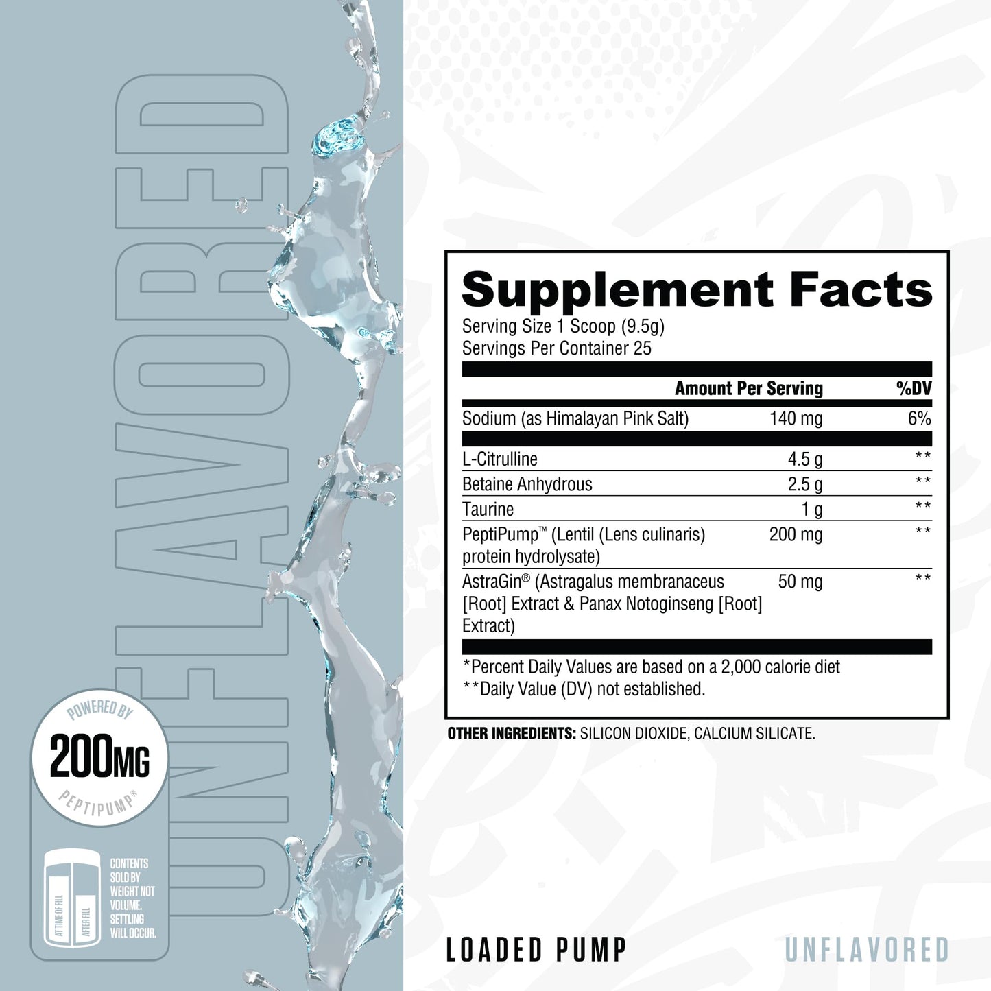 Ryse Loaded Pump Pre Workout Powder - Blue Razz Slush - No Caffeine Stimulant Free Formula for Pump, Power & Endurance - L-Citrulline, PeptiPump, Betaine Anhydrous, Taurine & AstraGin - 25 Servings