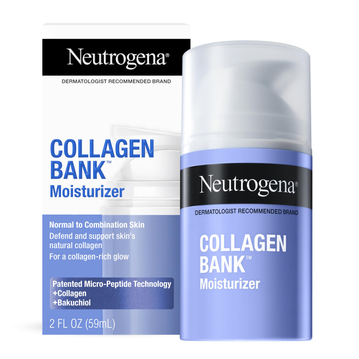Neutrogena Collagen Bank Face Moisturizer + Trial Cleanser, 2 pk Neutrogena
