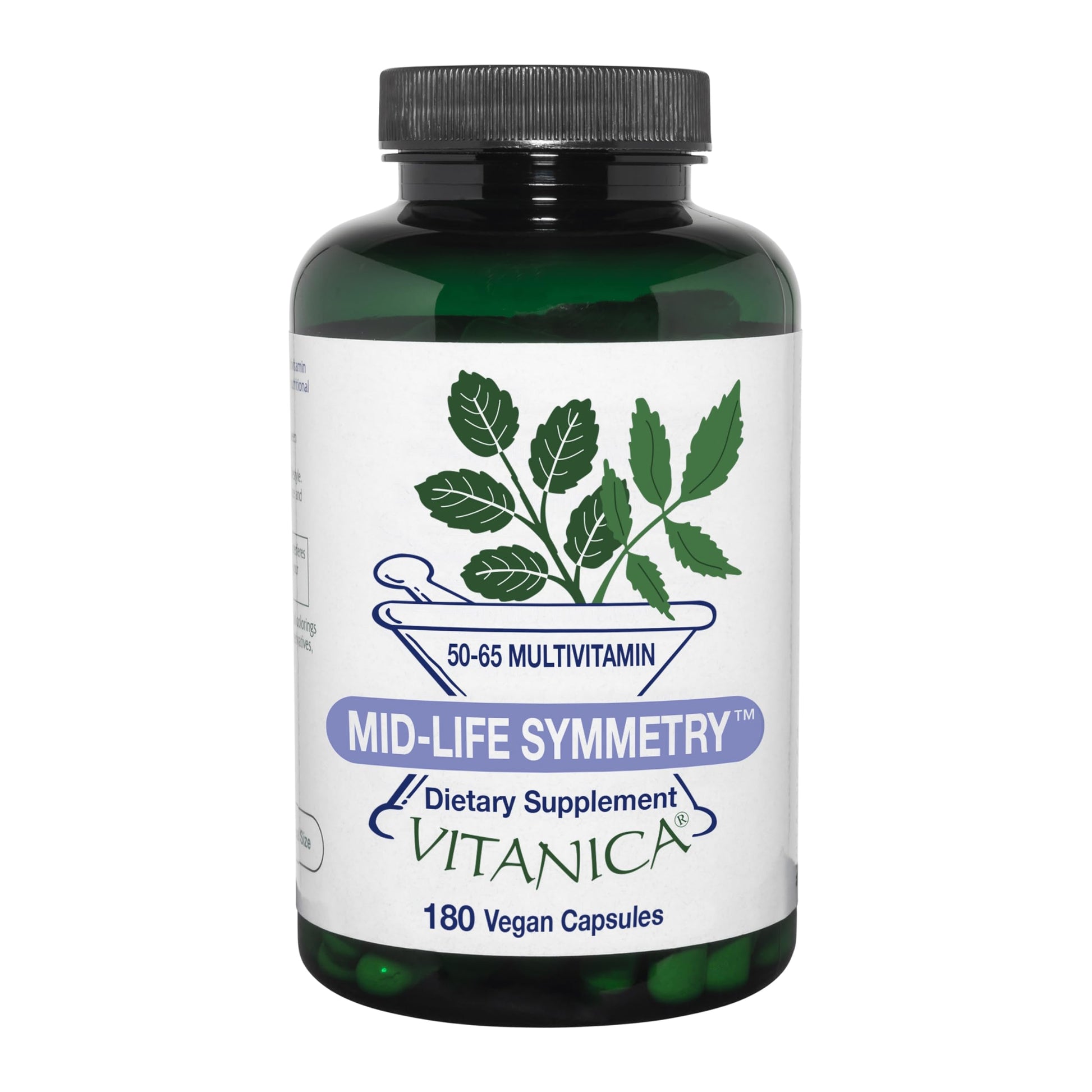 Vitanica - Mid-Life Symmetry, 50-65 High Potency Daily Multivitamin and Mineral, Vegan, 180 Capsules Vitanica buy australia supplements