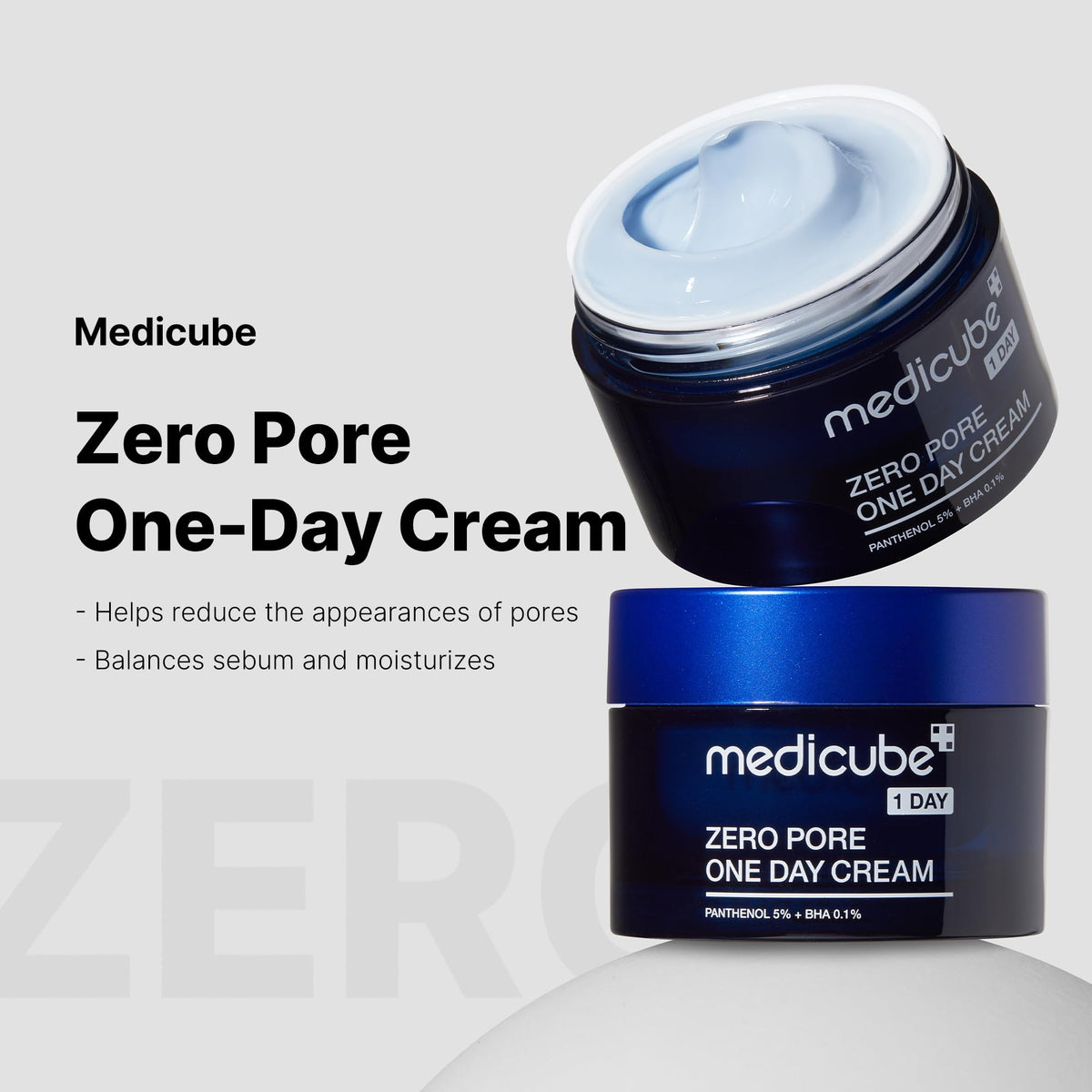 medicube Zero Pore One-Day Cream - Moisturizer for Pore & Oily Skin medicube