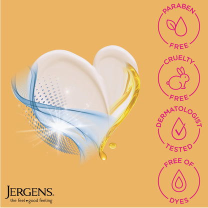 Jergens Skin Firming Body Lotion for Dry to Extra Dry Skin, Skin Tightening Cream with Collagen and Elastin, Dermatologist Tested, Hydralucence Blend Formula, 16.8 Oz Jergens