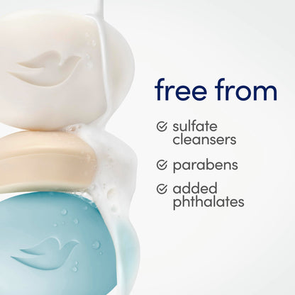 Dove Beauty Bar Soap , Glacial Water & Avocado Oil, I 6 Count 3.75 oz Dove