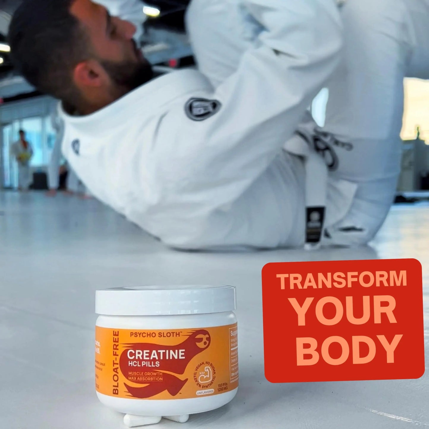 Bod Creatine HCL Capsules – 150 Pills | Creatine Hydrochloride Supplement for Men & Women | Easy-to-Swallow Alternative to Monohydrate Powder, Unflavored & Keto-Friendly Bod