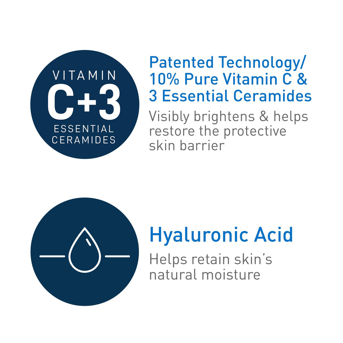 CeraVe Skin Brightening Vitamin C Serum for Face with Hyaluronic Acid, 1oz CeraVe