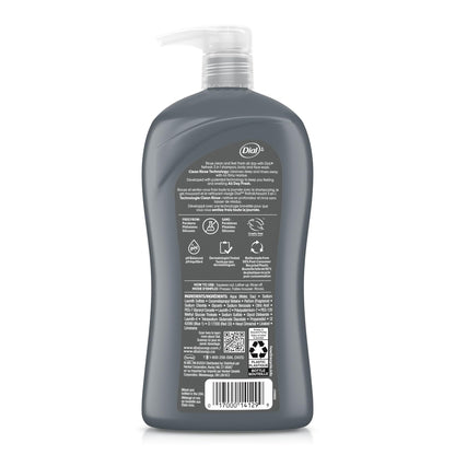 Dial Men 3 in 1 Body, Hair and Face Wash, Refresh, 32 Fl Oz, Blue Sage Scent, Cleanses Deep + Gentle on Skin with Clean Rinse Technology Dial