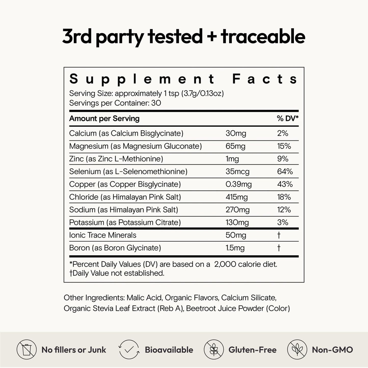 Moon Juice Mini Dew Electrolytes Powder - Sugar Free Minerals & Electrolyte Hydration Powder for Instant Hydration & Brain Support - Magnesium, Calcium, Potassium, Pink Salt, Watermelon, 30 Servings