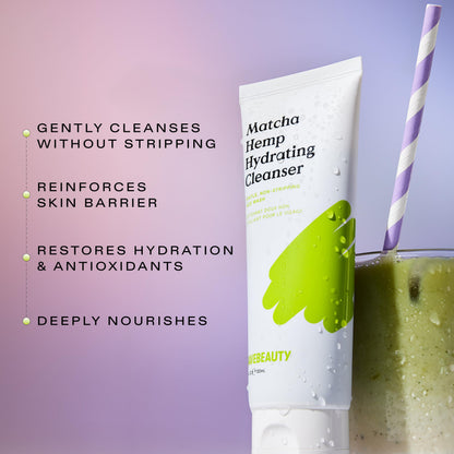 KraveBeauty Matcha Hemp Hydrating Cleanser for Dry, Sensitive Skin, 120 mL KraveBeauty