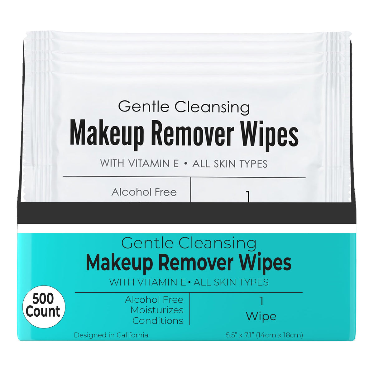 World Amenities Individual Makeup Remover Wipes, 500 Individually Wrapped World Amenities
