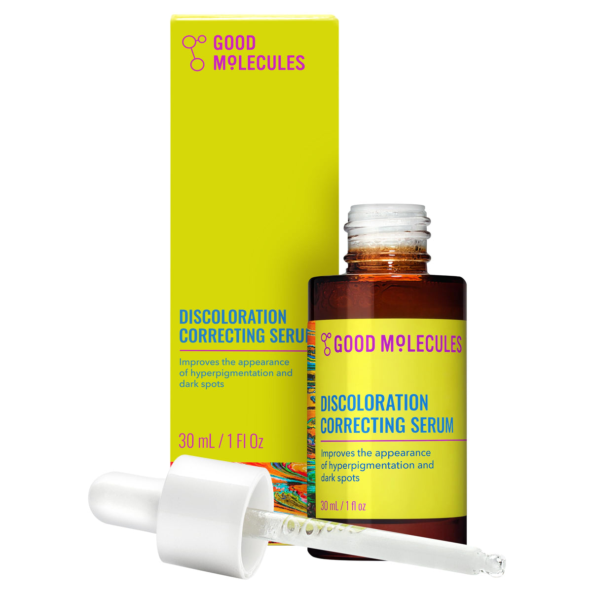 Good Molecules Discoloration Correcting Serum, Dark Spot Serum, 1 fl oz Good Molecules