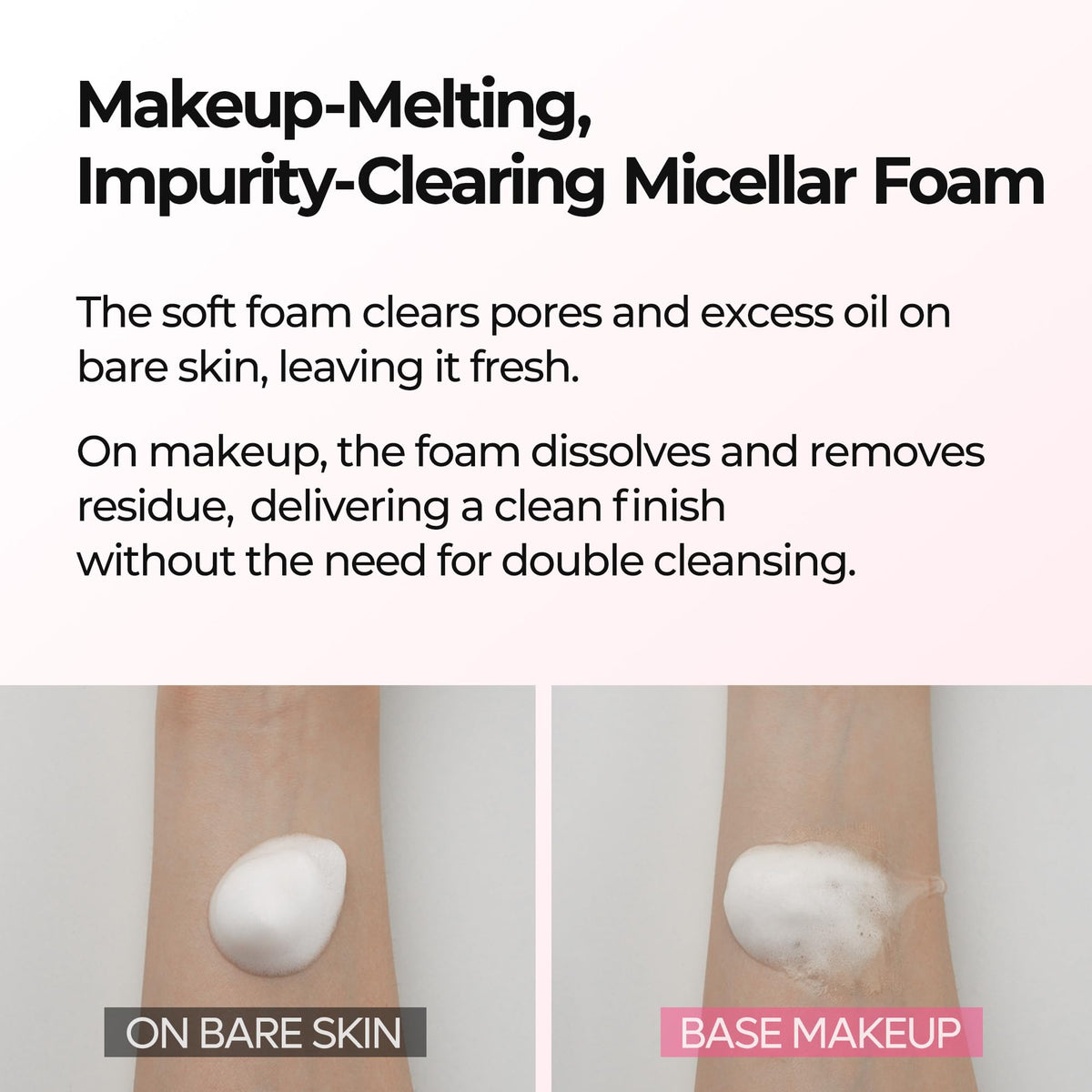 Dr.Melaxin Melting Bubble Foaming Cleanser - Micellar Makeup Remover Face Wash with Calamine and Niacinamide, No Double Cleansing Needed, Gentle Foam Cleanser for Sensitive Skin, K-Beauty Dr.Melaxin