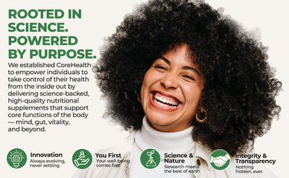 Gut-Brain Synergy Probiotic & Nootropic – 30Billion CFU Psychobiotic + Prebiotic with Ashwagandha, L-Theanine & Zinc for Gut Health, Mood Support, Stress Relief, Bloating Relief & Brain Focus & Memory COREHEALTH