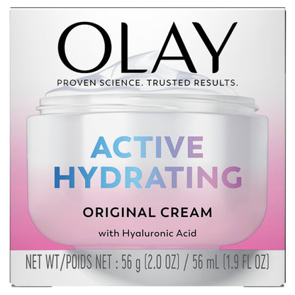 Olay Active Hydrating Cream Face Moisturizer, 1.9 fl oz Olay