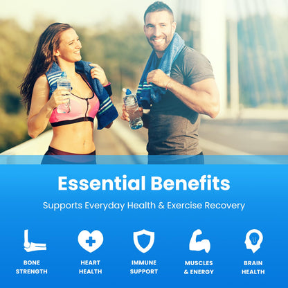 NutraChamps Magnesium Zinc & Vitamin D3 Supplement - Most Bioavailable Forms; Magnesium Glycinate, Malate, Citrate - Bone, Muscle & Heart Health, NutraChamps