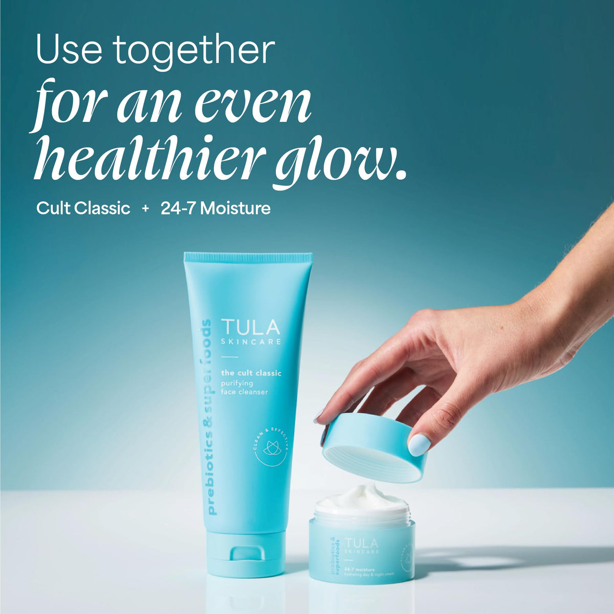 TULA Skincare Cult Classic Purifying Face Cleanser, Daily Wash for Pores & Skin Balance with Prebiotic Extracts, Antioxidants & Turmeric, Deep Cleansing Formula, 6.7 FL OZ TULA
