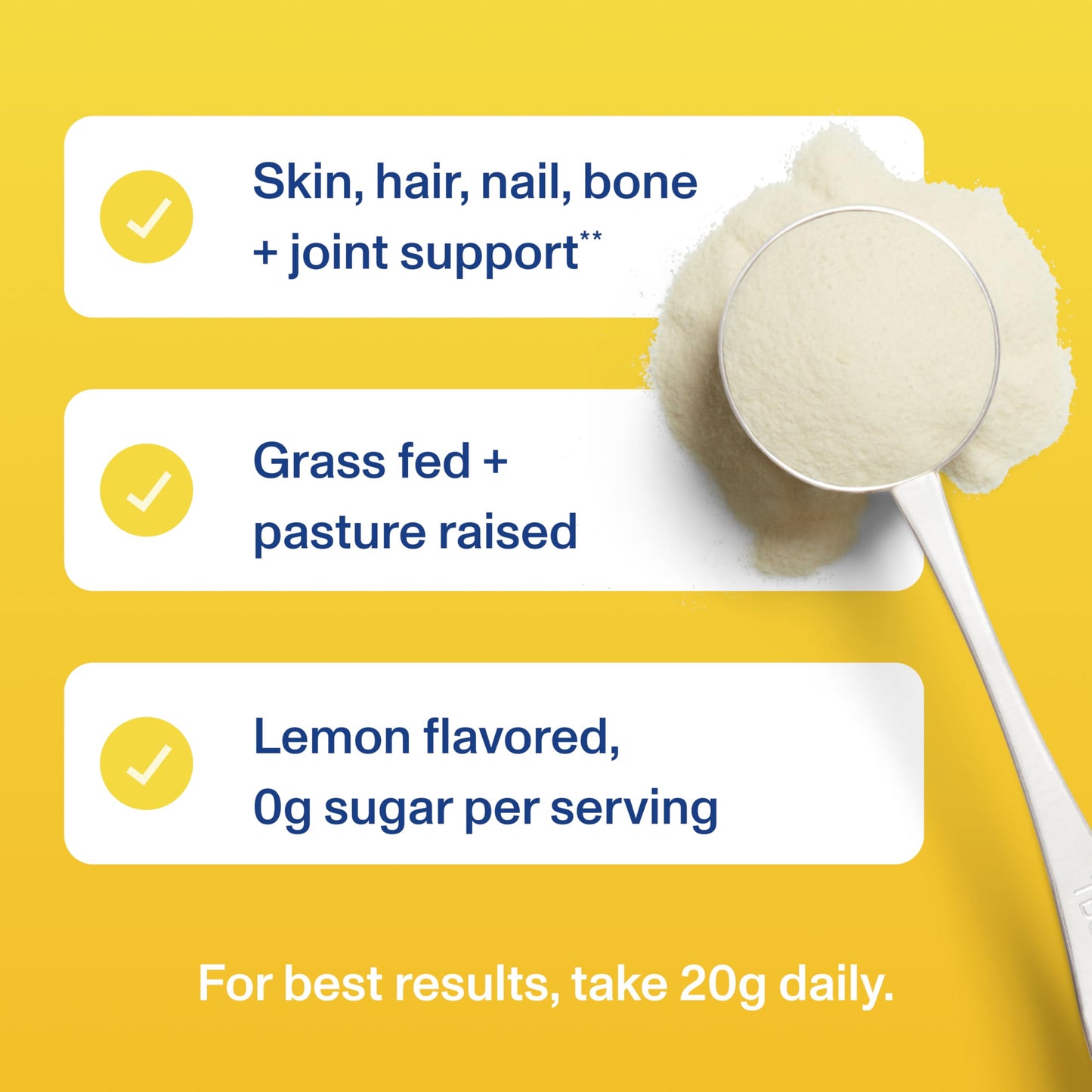 Vital Proteins Collagen Peptides Powder, Collagen Supplements, Hair & Skin Health, 14 Servings, Lemon Vital Proteins