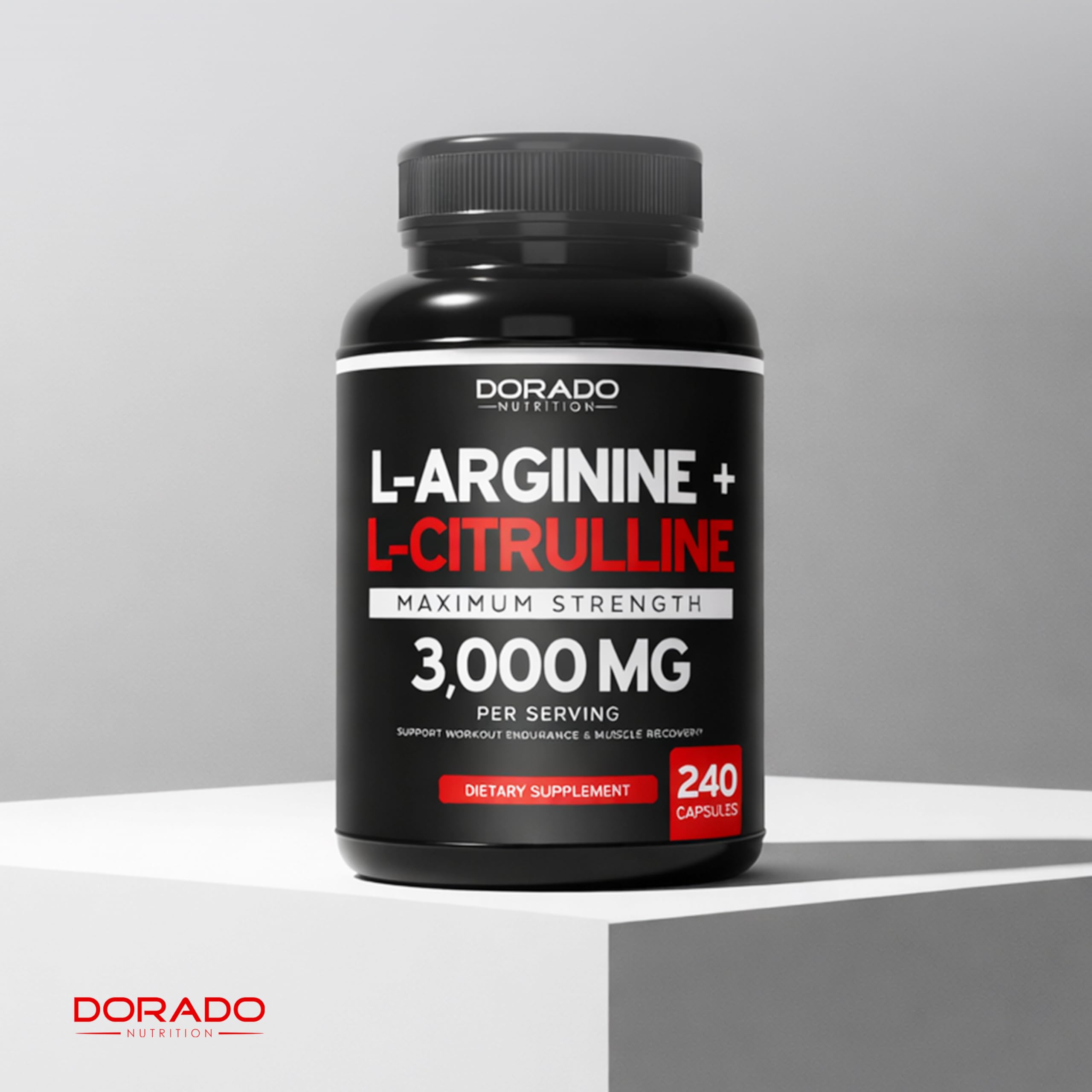 L Arginine L Citrulline Supplement 3000mg (240 Capsules) Nitric Oxide Pills for Men - Stamina, Endurance, Performance for Workouts - NO Supplements for Men DORADO NUTRITION buy australia supplements