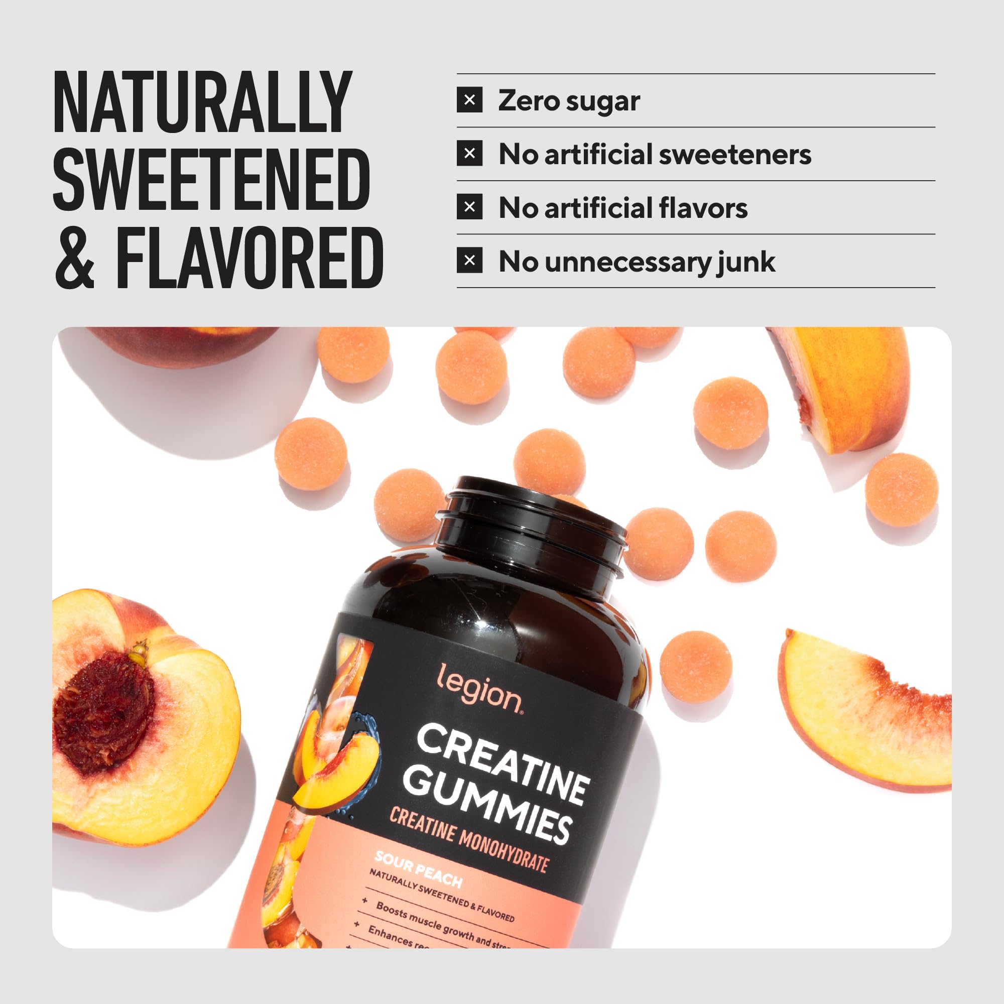LEGION Creatine Monohydrate Gummies for Men & Women – Clean Chewable Creatine Supplement for Strength, Endurance & Muscle Recovery – 30 Sour Raspberry Lemonade Servings – No Artificial Flavors LEGION buy australia supplements