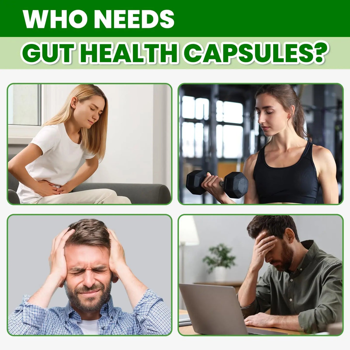 SEPT YAN Gut Health Supplement with Prebiotics, Postbiotics & Probiotics for Digestive Health for Women & Men, 80 Billion CFU Probiotics for Gut and Digestion SEPT YAN