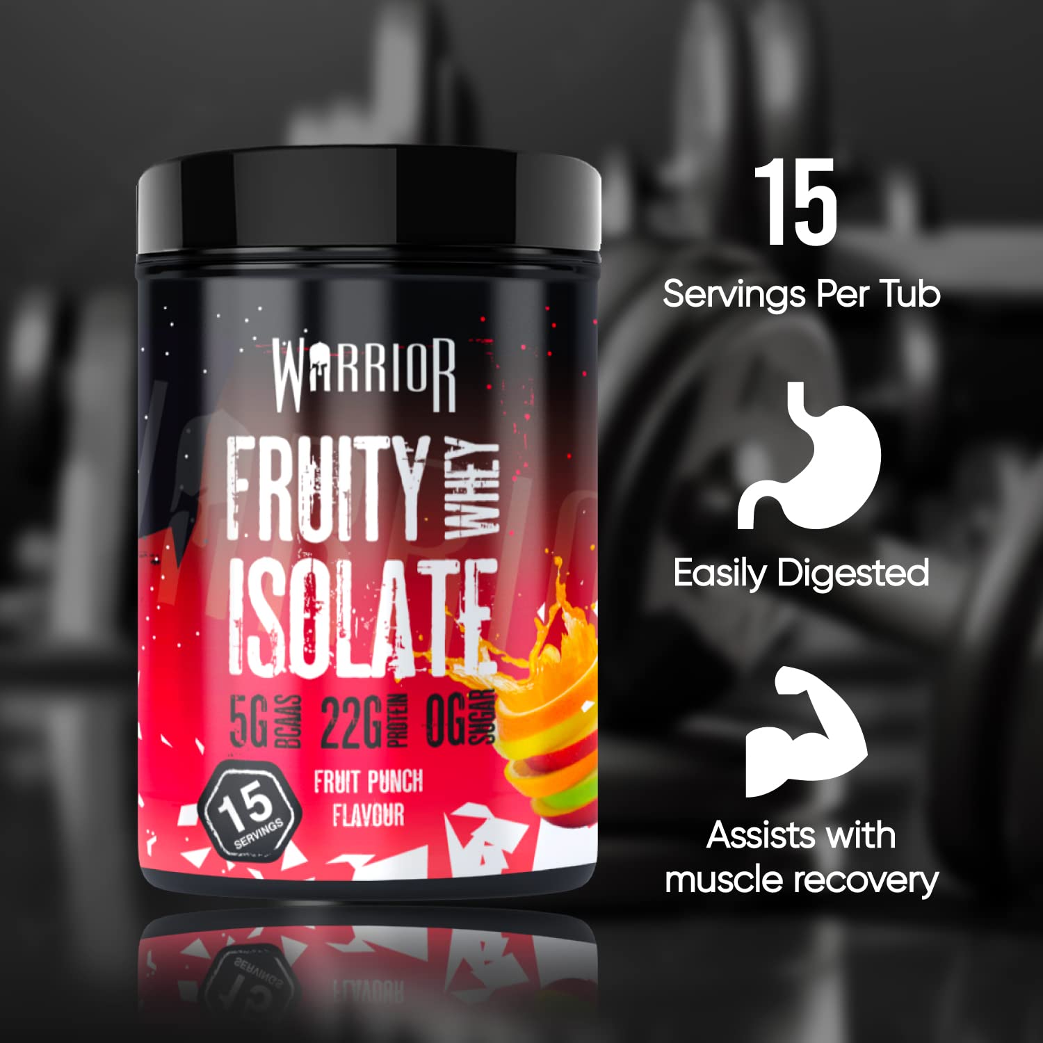 Warrior, Fruity Clear Whey Isolate – Rapid Digesting Protein Powder – Refreshingly Fruit Flavoured Shakes Warrior buy australia supplements