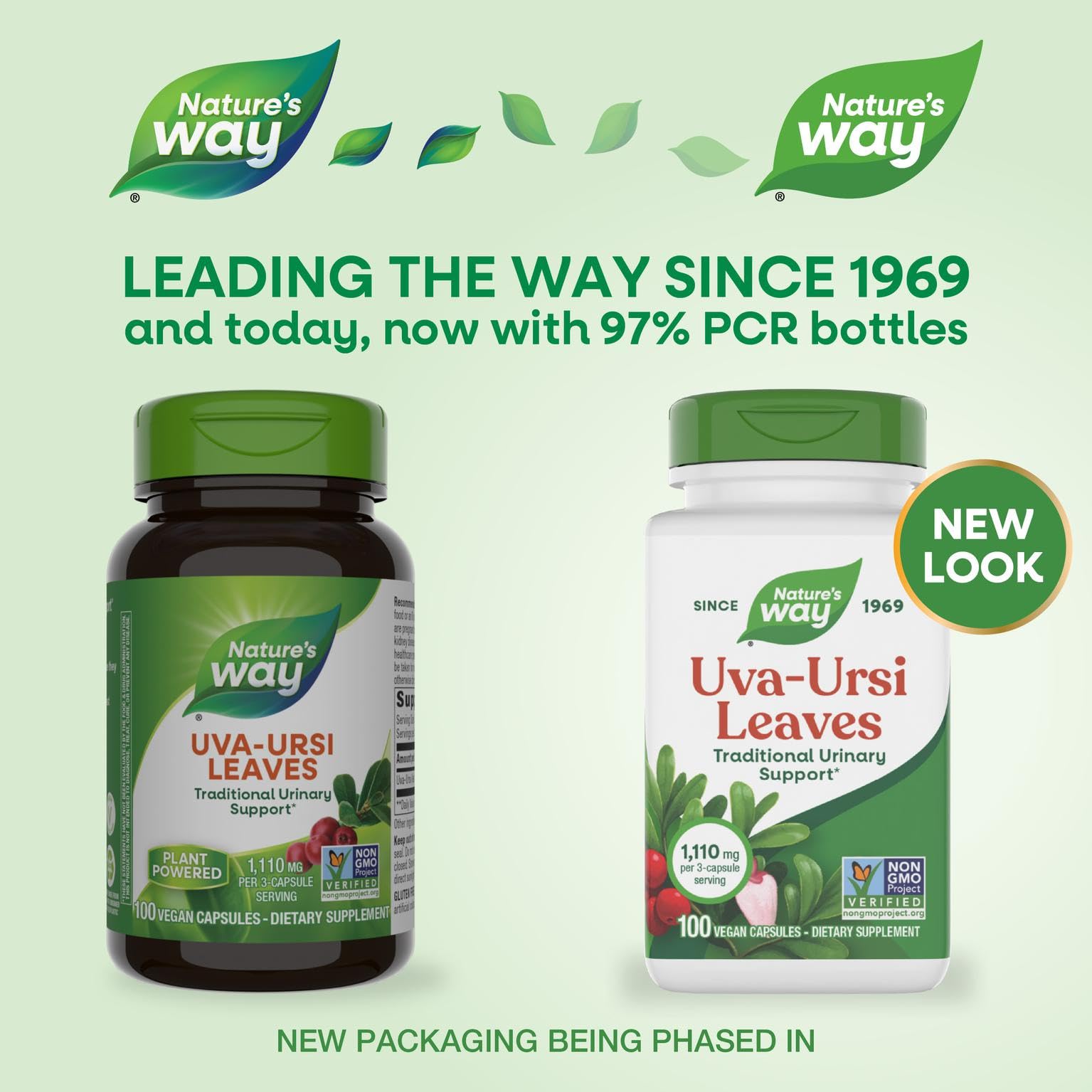 Nature's Way Uva Ursi Leaves, Traditional Urinary Support*, 1,110 mg per 3-Capsule Serving, Non-GMO Project Verified, Herbal Dietary Supplement, Gluten Free, 100 Vegan Capsules (Packaging May Vary) Nature's Way buy australia supplements