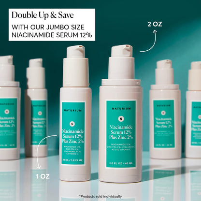 Naturium Niacinamide Serum 12% Plus Zinc 2%, 1 fl oz Naturium