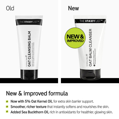 The INKEY List Oat Cleansing Balm 5 fl oz - New & Improved Formula The INKEY List