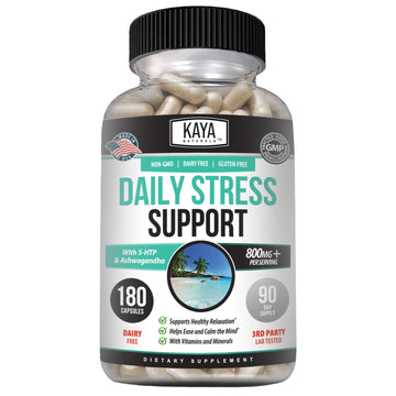Kaya Naturals - Natural Herbal Support Vitamin Supplement are Designed to Help You find Balance and Relaxation in Your Daily Routine - Vitamin Supplement - 180 Capsules Kaya Naturals buy australia supplements
