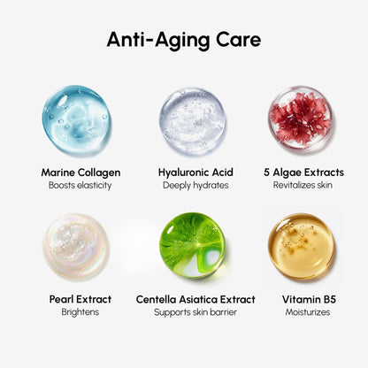 MAREE Collagen Facial Mask with Hyaluronic Acid - Sheet Face Mask 6 Ct MAREE