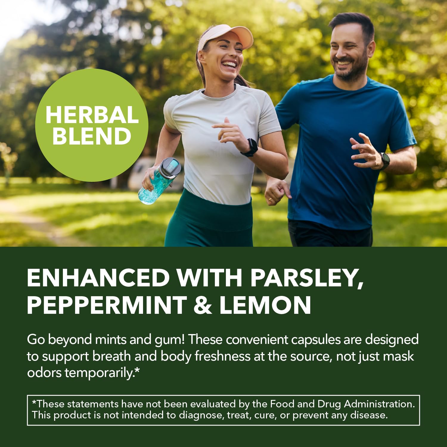 Chlorophyll Pills for Internal Cleanse & Balance, 30 Count, Internal Detox | Skin Health and Body Deodorizing Supplement with Parsley Peppermint & Lemon Extract, Vegan Non-GMO Chlorophyll Capsules Gsupps Australia