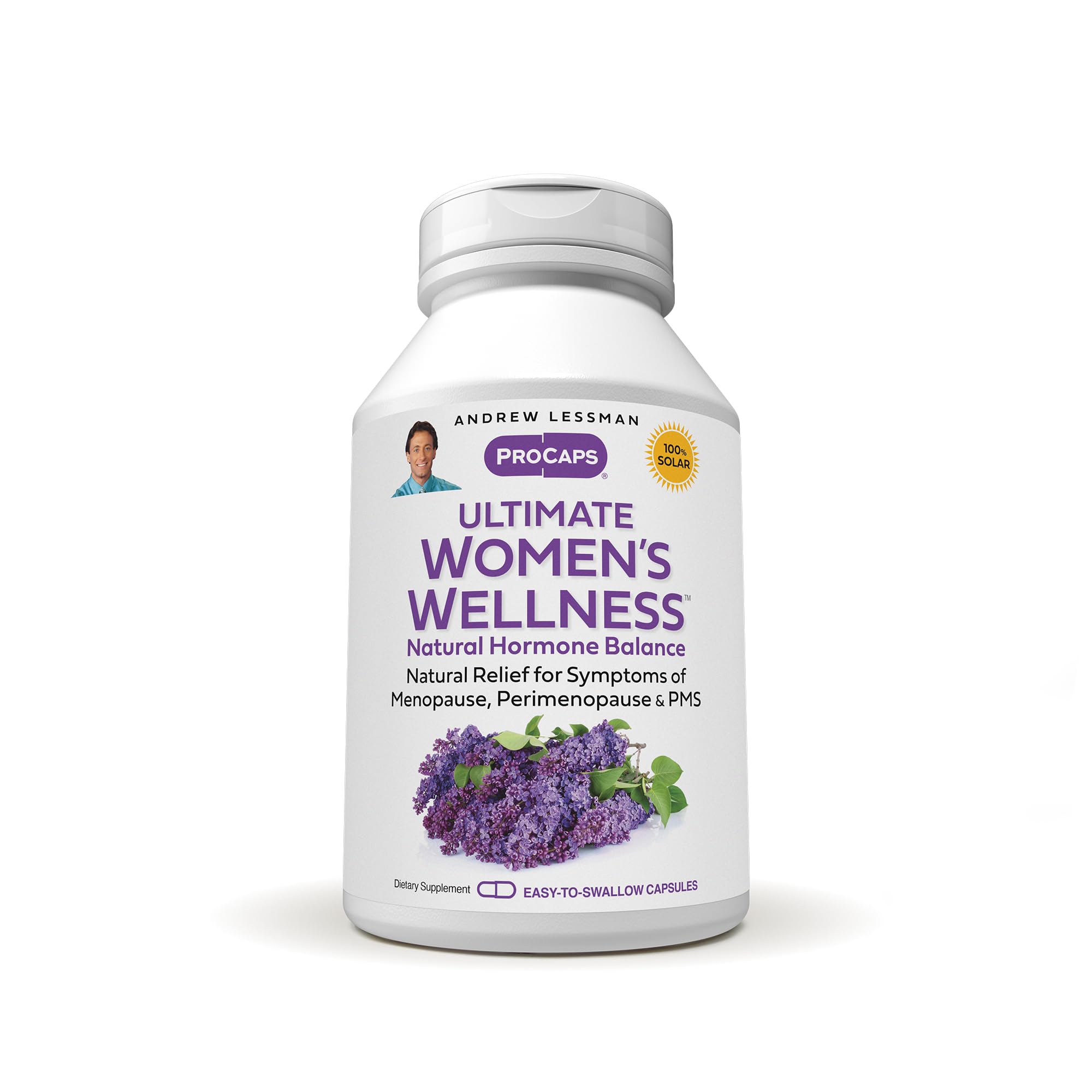 ANDREW LESSMAN Ultimate Women’s Wellness 60 Capsules - Naturally Relieves Menopause Symptoms, PMS, Perimenopause with Soy Isoflavones, EGCG, Cranberry, Indole-3-Carbinol. Easy to Swallow Capsules ANDREW LESSMAN buy australia supplements