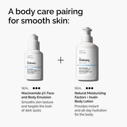 The Ordinary Niacinamide 5% Face and Body Emulsion, Dark Spot & Skin Tone Corrector, 3.4 Fl Oz The Ordinary