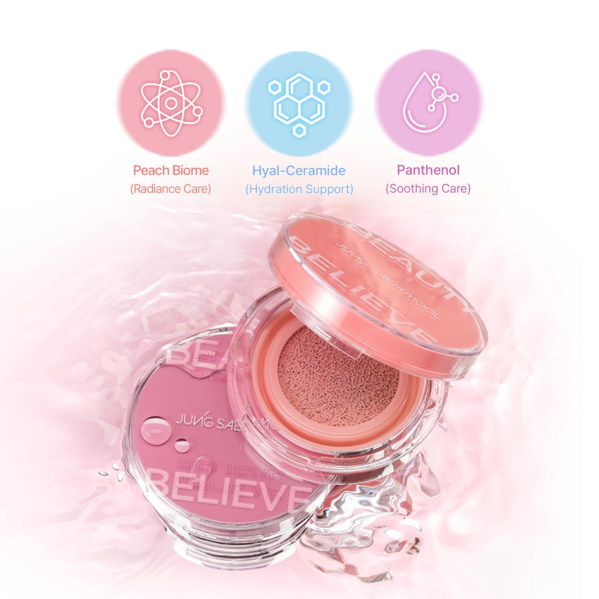 Artist Cushion Blush | Blooming Pansy JUNG SAEM MOOL