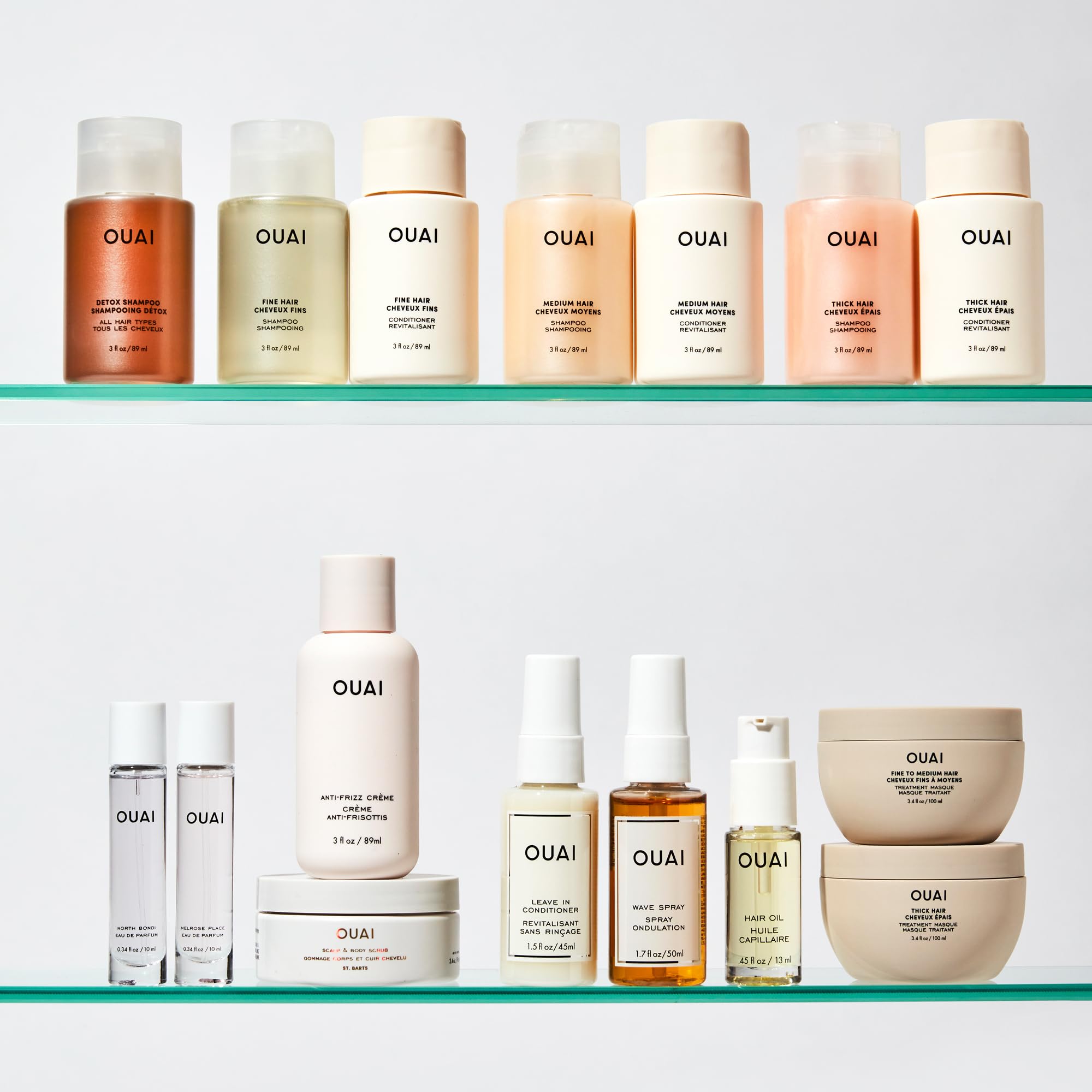 OUAI Thick Shampoo Travel Size - Moisturizing Shampoo with Keratin, Marshmallow Root, Shea Butter, Avocado Oil for Thick Hair - Strengthens & Hydrates - Paraben & Sulfate Free (3 Fl Oz) OUAI buy australia supplements