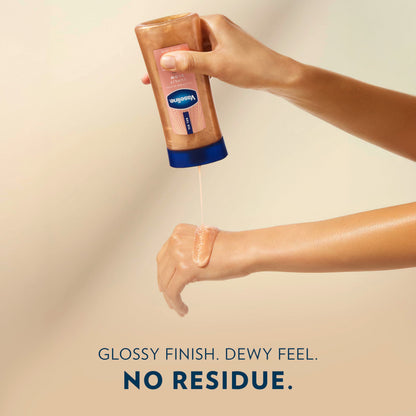 Vaseline Glazed and Glisten Sunlit Glow Body Gel Oil Shimmering 6.8oz 1ct Vaseline