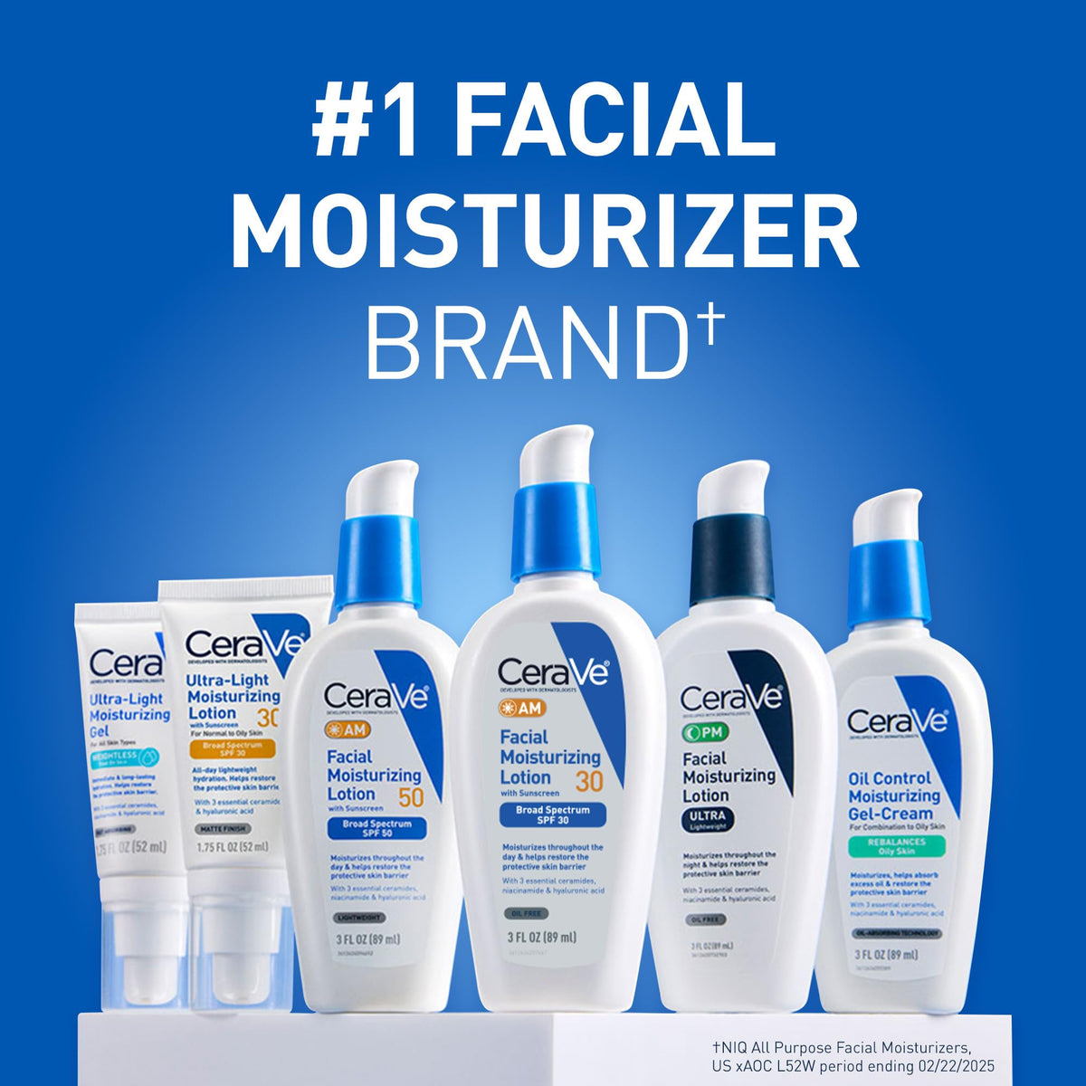 CeraVe Ultra-Light Moisturizing Lotion SPF 30, Sunscreen for Face, 1.7oz CeraVe
