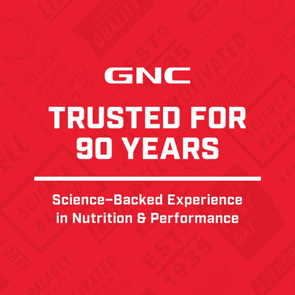 GNC Pro Performance Creatine Monohydrate Powder for Women & Men, 5g Creatine Per Serving, Muscle Building, Energy Production, Endurance, Performance, 50 Servings GNC