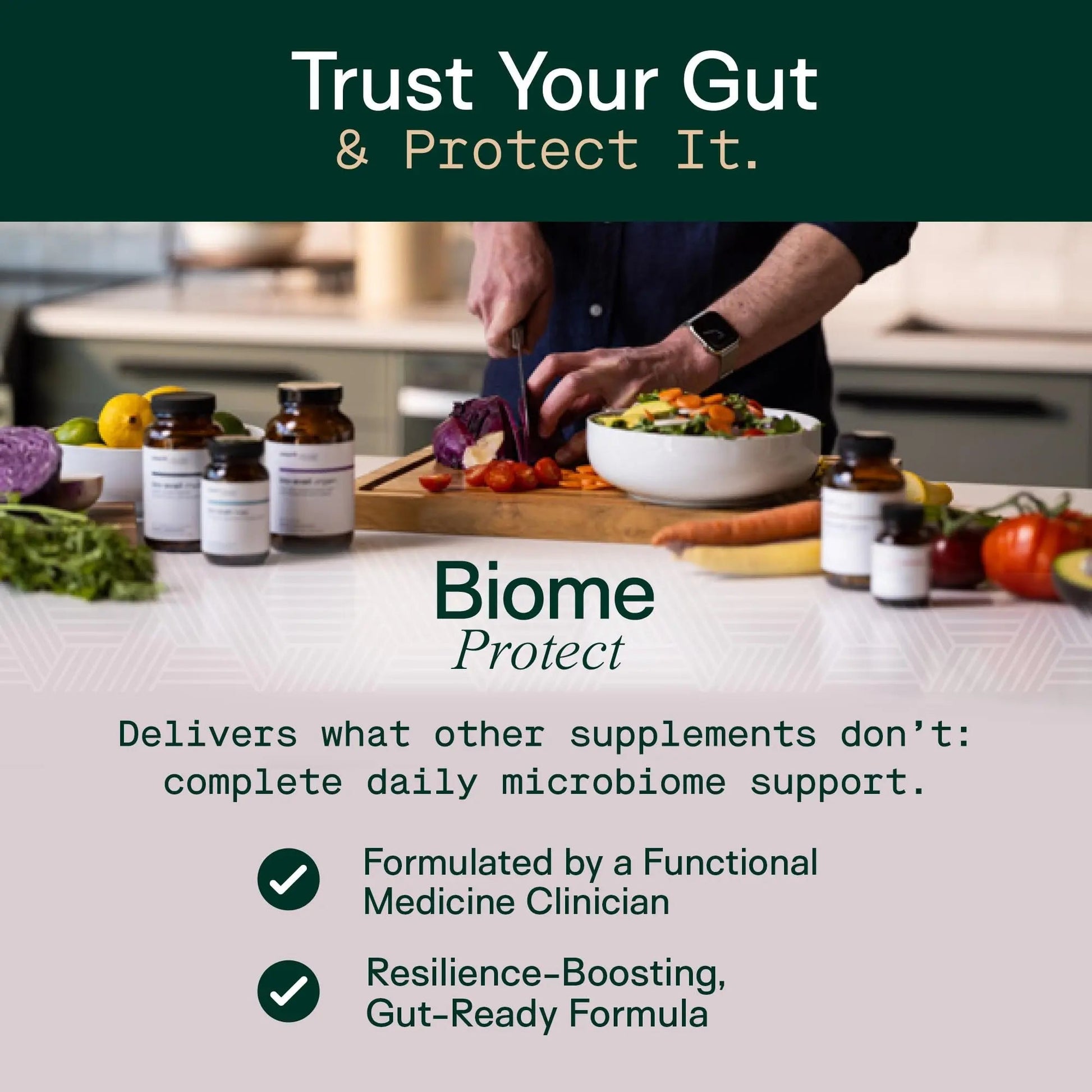 Adapt Naturals 4-in-1 Biome Protect Prebiotics, Probiotics Supplement Postbiotics & Polyphenols for Microbiome, Gut Health & Defense for Women & Men, 30 Day Supply ADAPT NATURALS BY CHRIS KRESSER buy australia supplements
