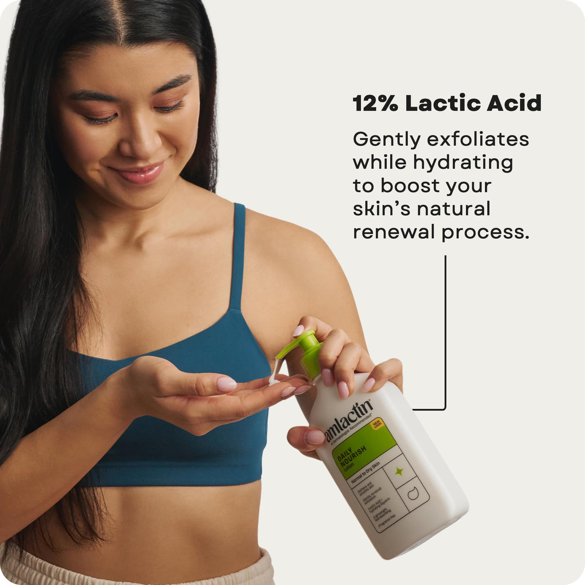 AmLactin Daily Nourish Body Lotion, 12% Lactic Acid, 14.1 oz AmLactin