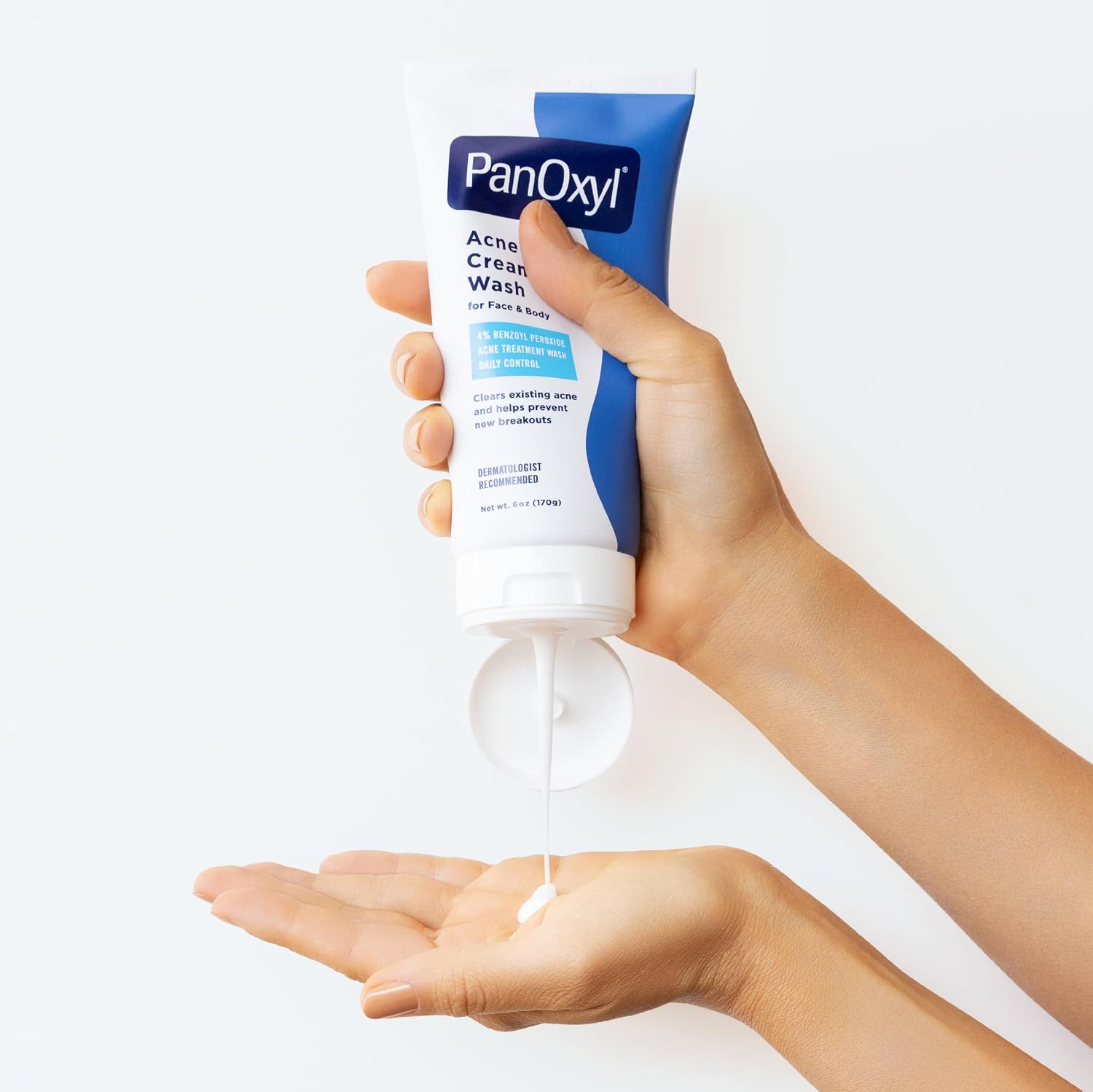 PanOxyl Antimicrobial Acne Creamy Wash, 4% Benzoyl Peroxide, 6 Ounce Gsupps Australia