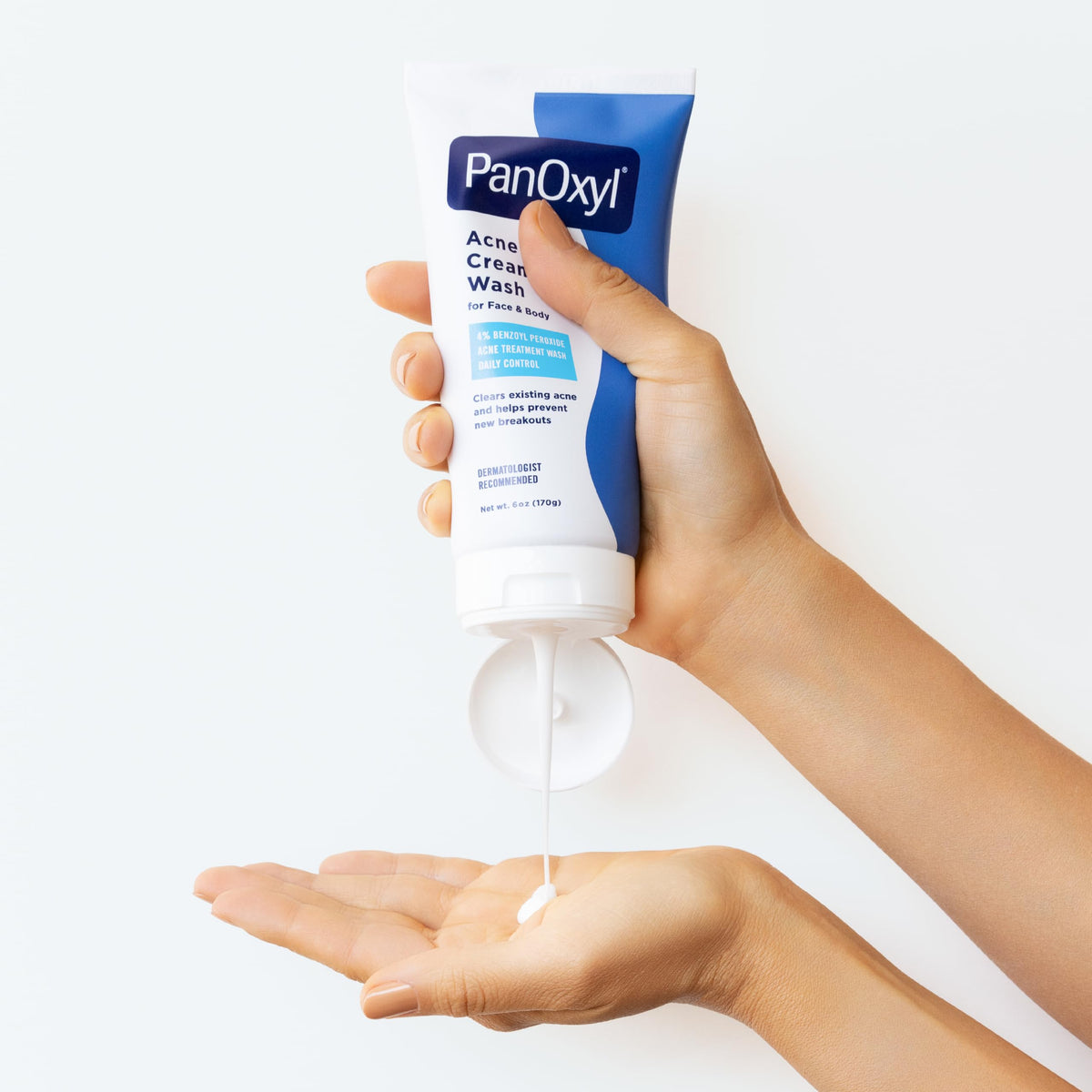 PanOxyl Antimicrobial Acne Creamy Wash, 4% Benzoyl Peroxide, 6 Ounce PanOxyl