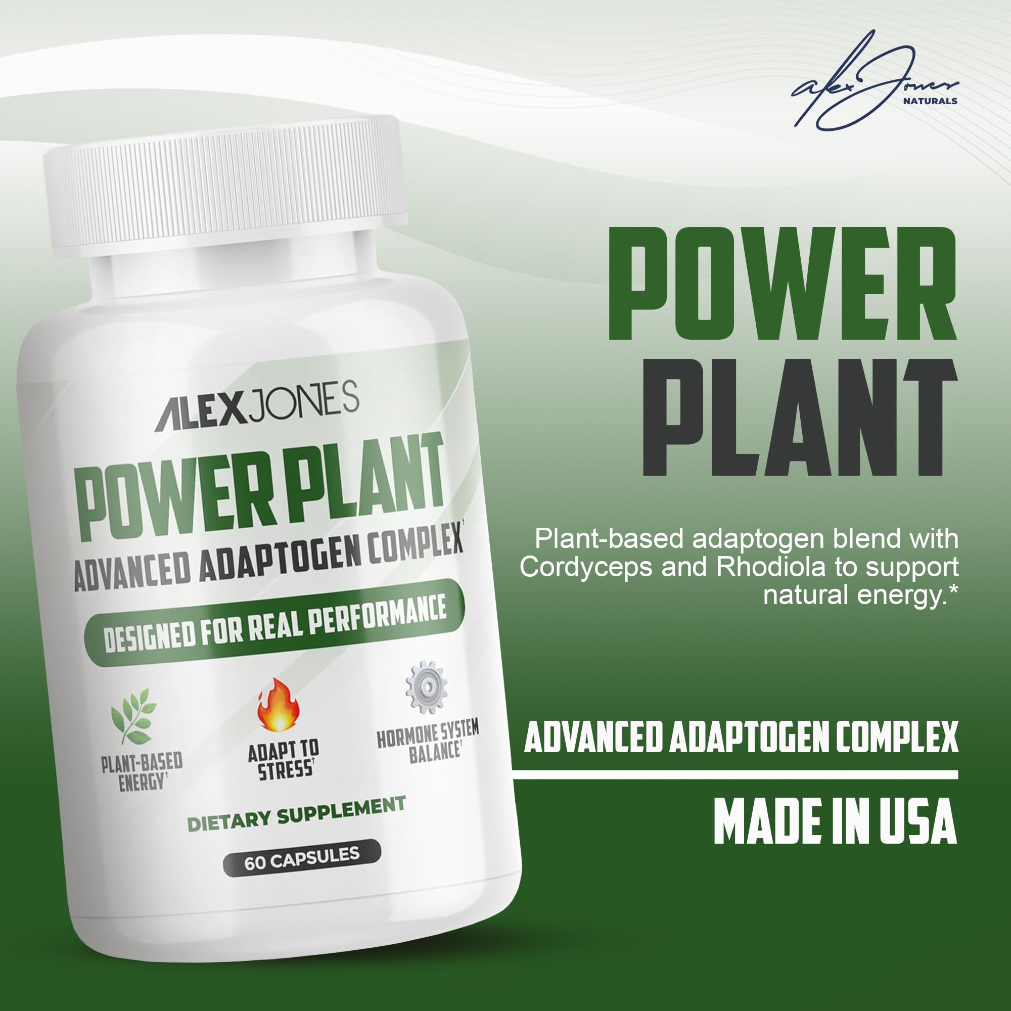Adaptogenic Mushrooms with Cordyceps & Rhodiola – Daily Blend with Zinc, Selenium & Boron –Vegan Mushroom Capsules Supplement for Active Lifestyles – No Fillers or Additives – 60 Count Alex Jones Naturals buy australia supplements