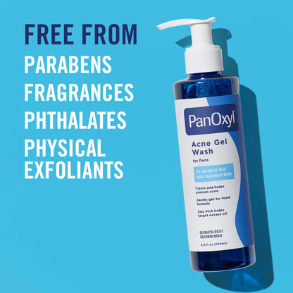 PanOxyl Acne Gel Wash, 2% Salicylic Acid, For Face, 6.5 fl oz PanOxyl