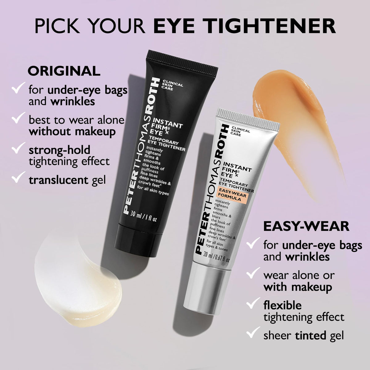 Peter Thomas Roth | Instant FIRMx® Eye Temporary Eye Tightener Easy-Wear Formula | For Firming Under-Eye Bags & Wrinkles Peter Thomas Roth