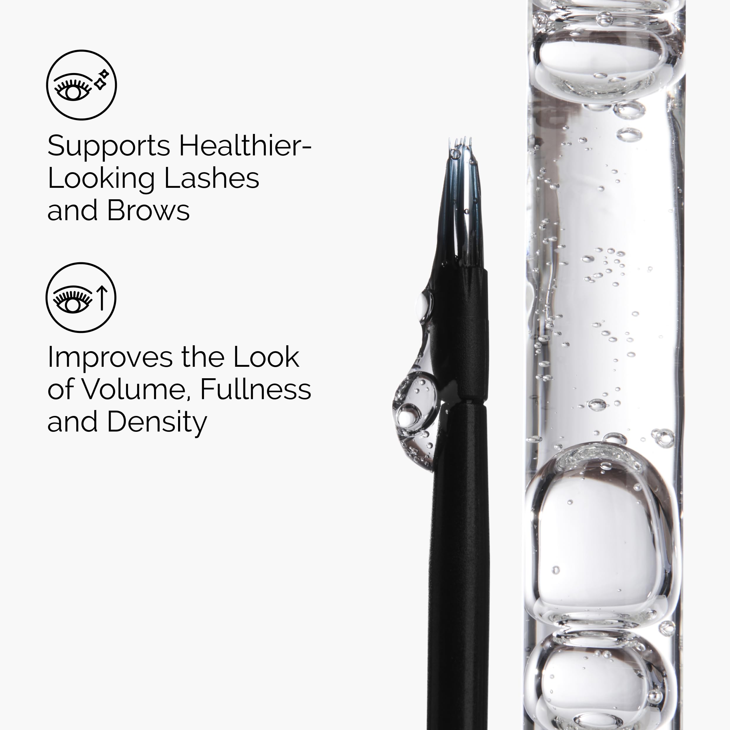 The Ordinary Multi-Peptide Lash and Brow Serum, Peptide-Powered Formula for Thicker, Fuller Looking Lashes & Brows, 0.16 Fl Oz