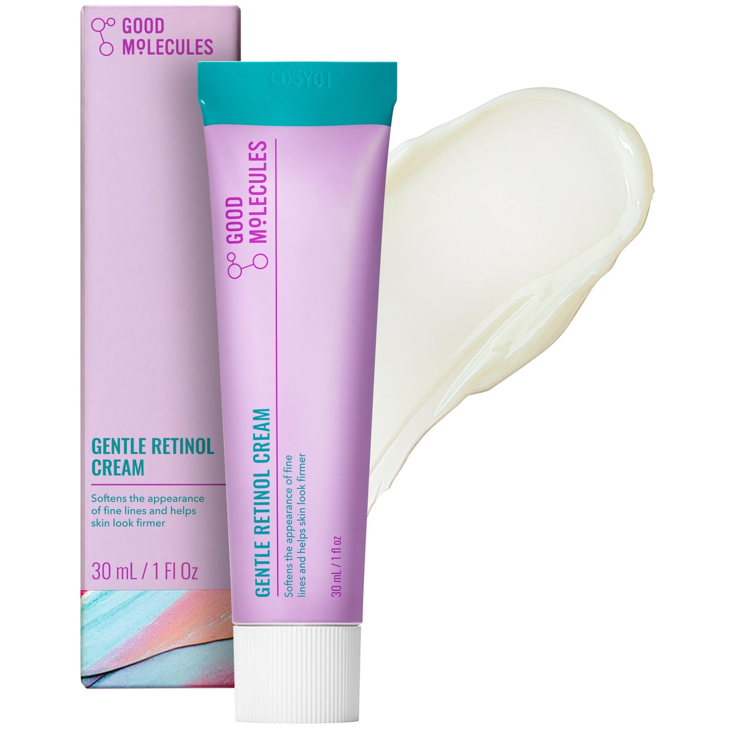 Good Molecules Gentle Retinol Cream - Retinol Night Cream to Minimize Appearance of Fine Lines & Wrinkles Good Molecules