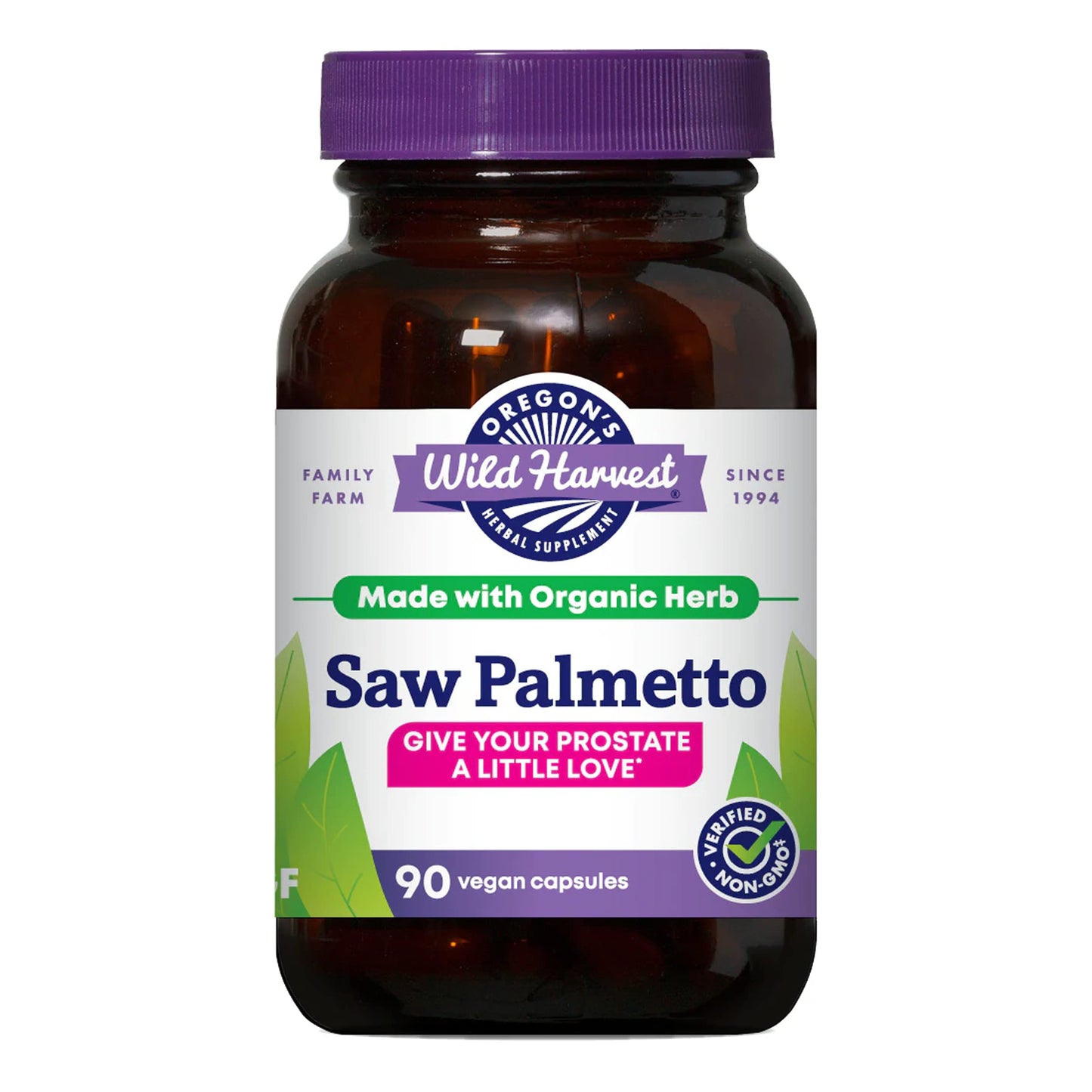 Oregon's Wild Harvest Oregon's Wild Harvest Certified Organic Saw Palmetto Herbal Capsules, 180 Count (10609) Gsupps Australia
